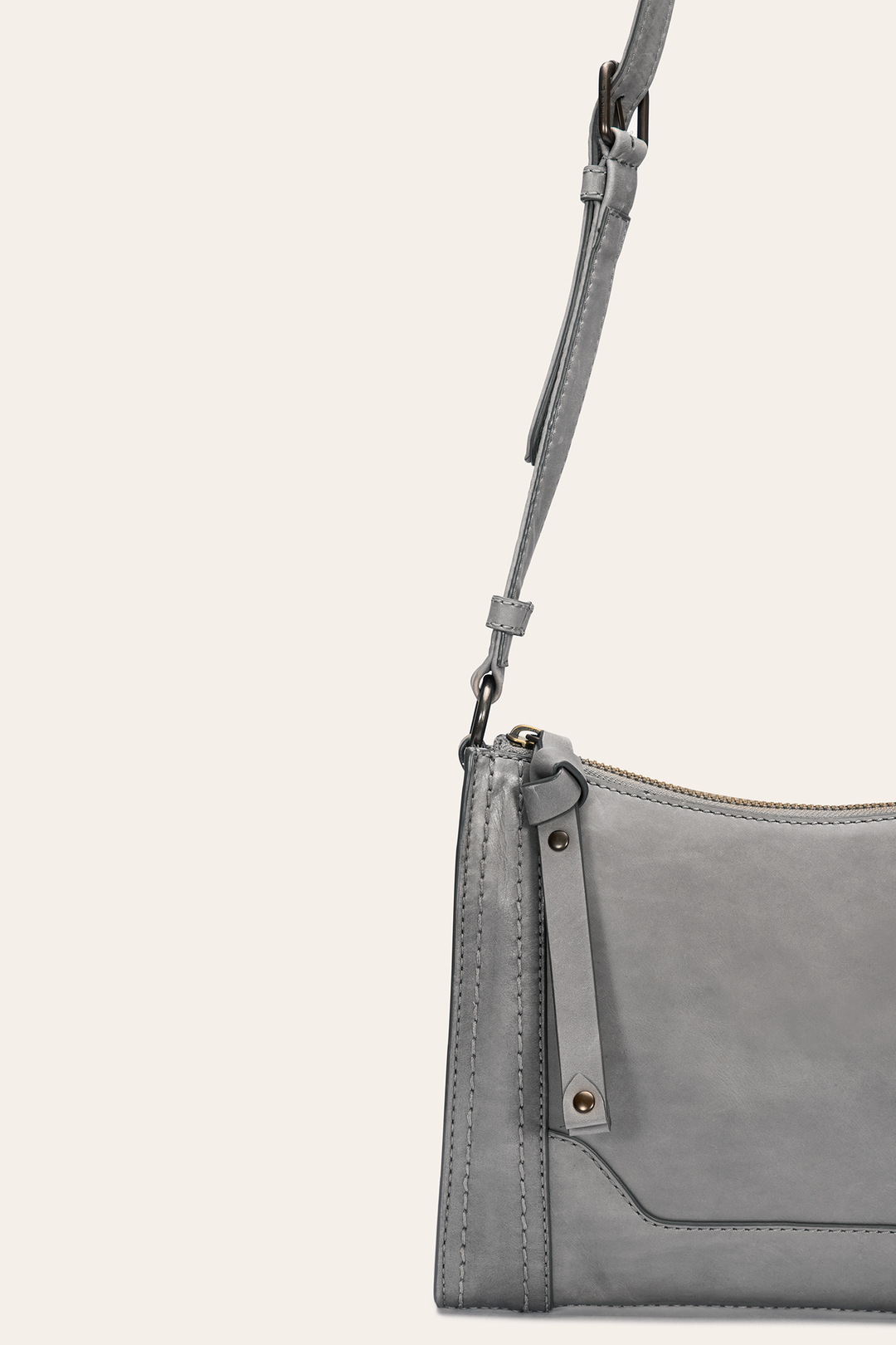 Frye Melissa Zip Crossbody in Shadow / Shadow