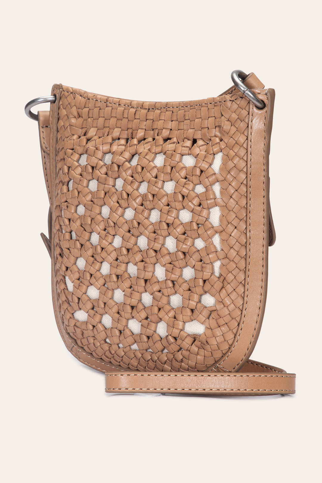 Frye Women's Ella Mini Crossbody Bag in Beige / Beige