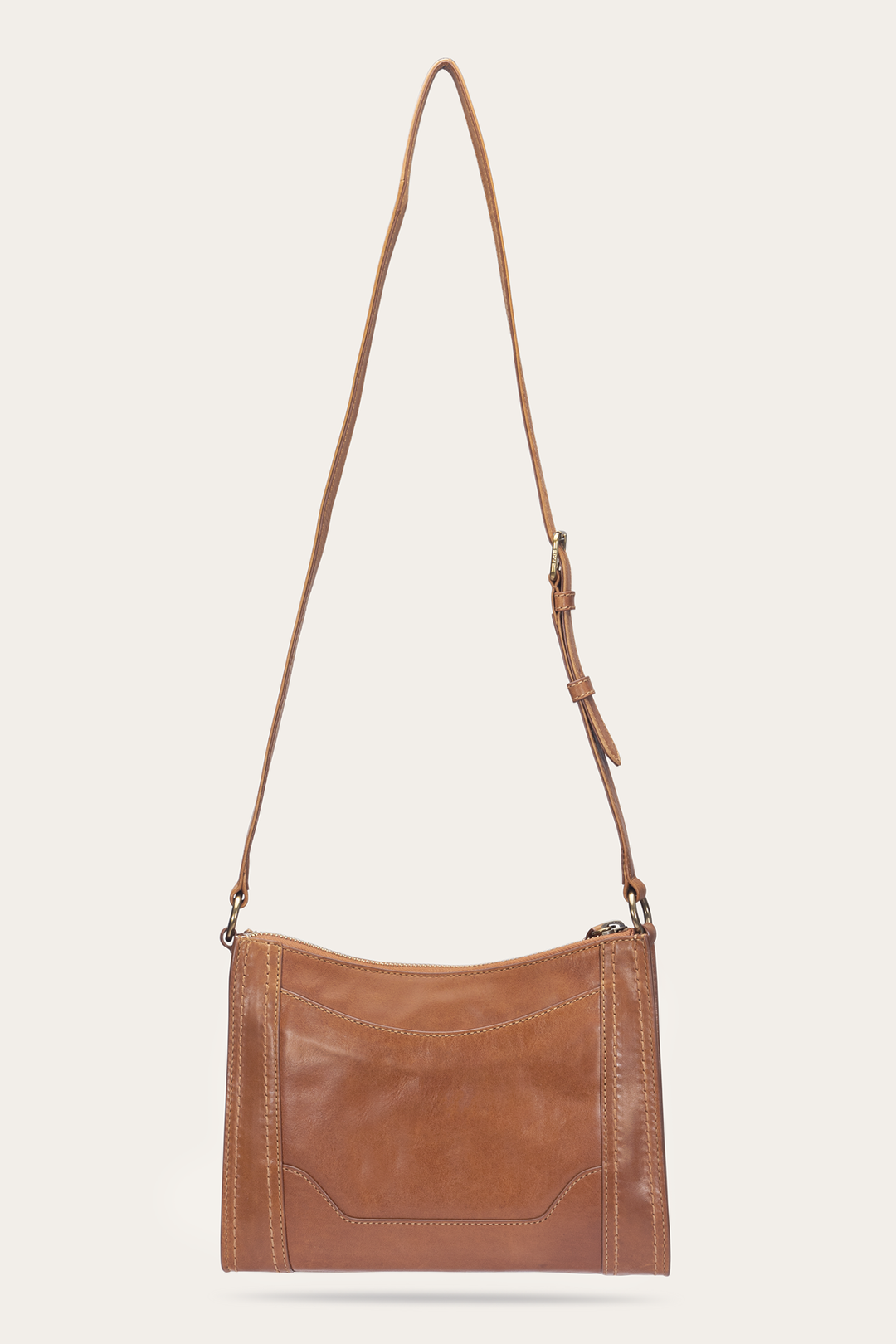 Frye Melissa Zip Crossbody in Burnt Terracotta / Burnt Terracotta
