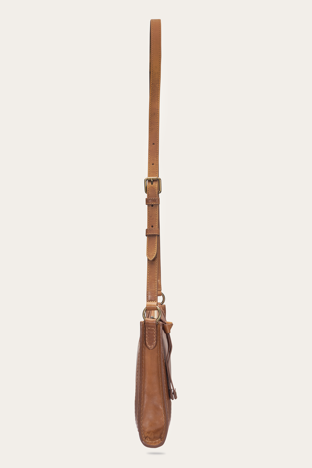Frye Melissa Zip Crossbody in Burnt Terracotta / Burnt Terracotta