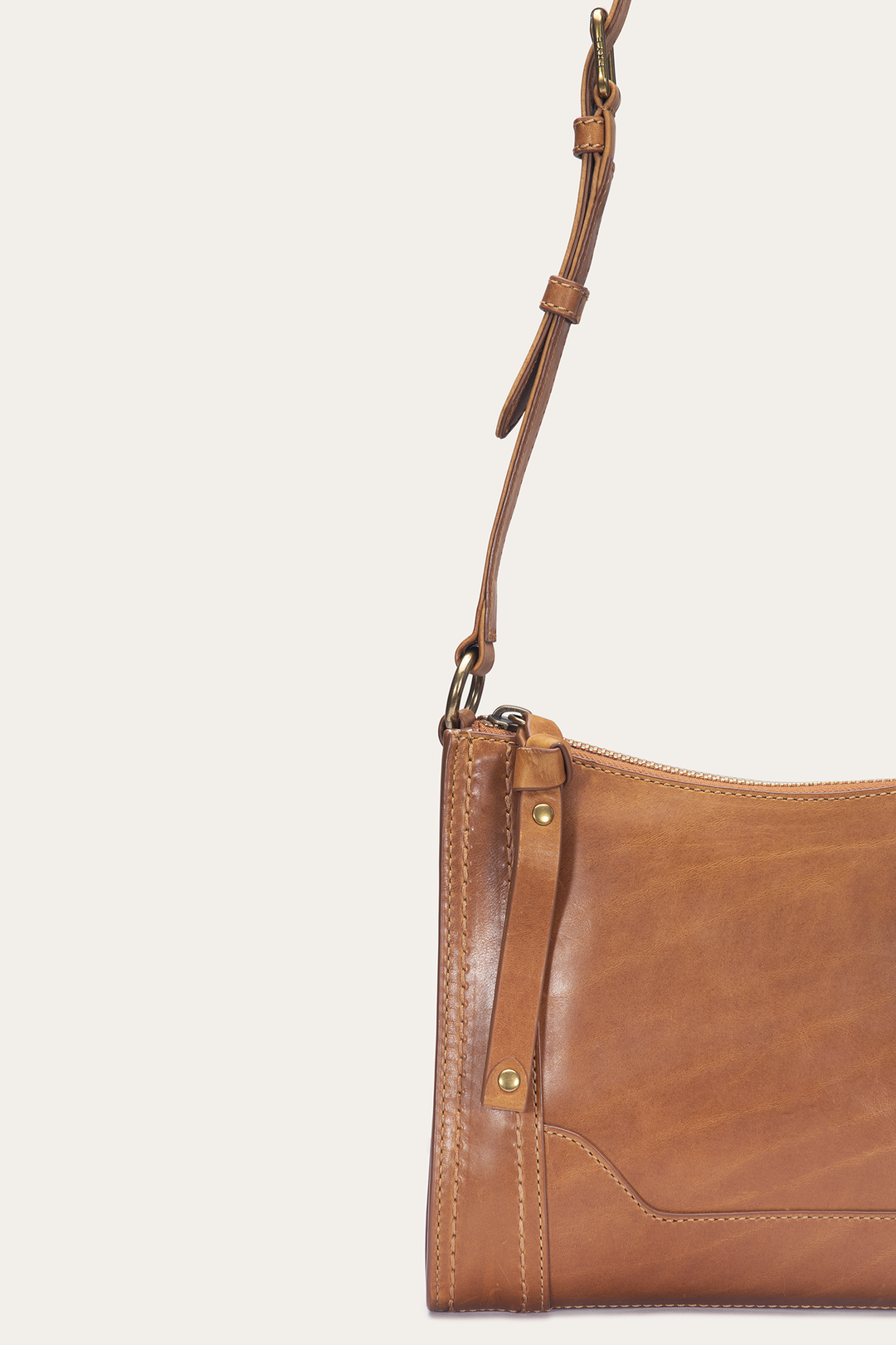 Frye Melissa Zip Crossbody in Burnt Terracotta / Burnt Terracotta