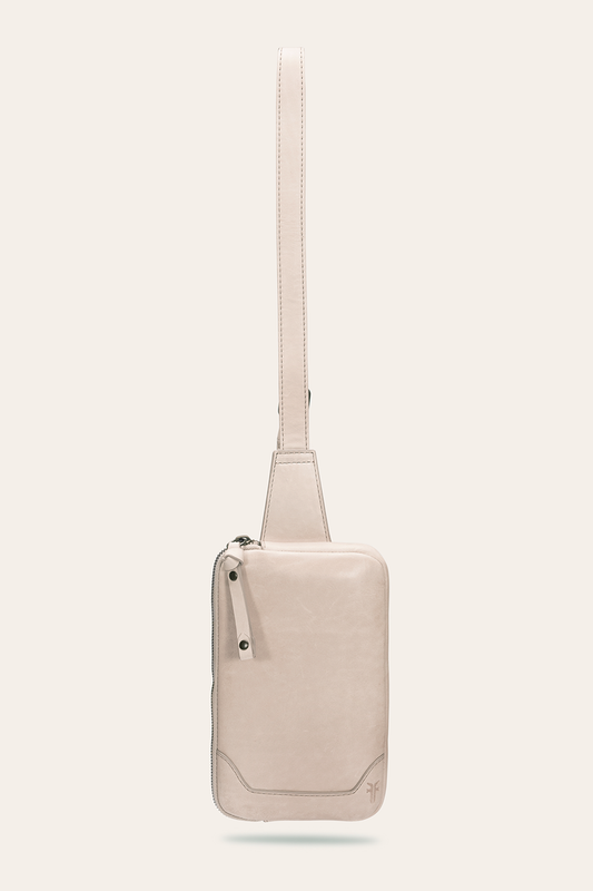 Frye Melissa Zip Sling in Nude / Nude