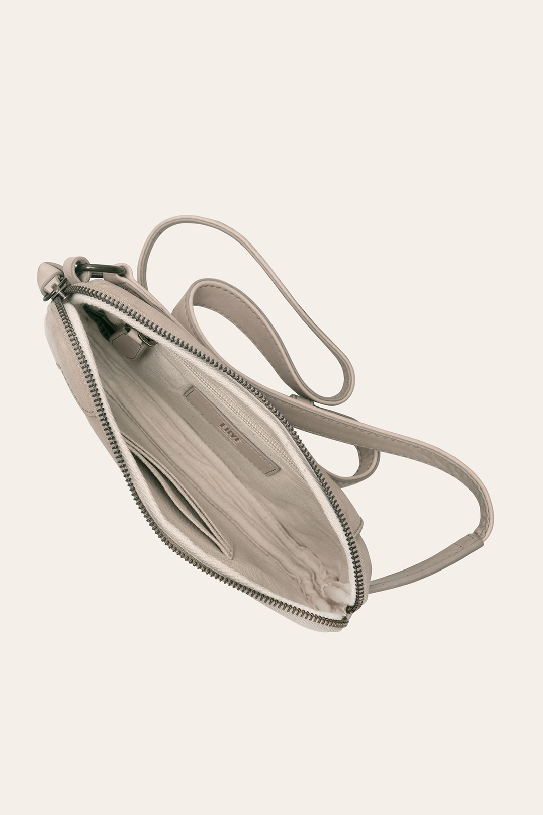 Frye Melissa Zip Sling in Nude / Nude