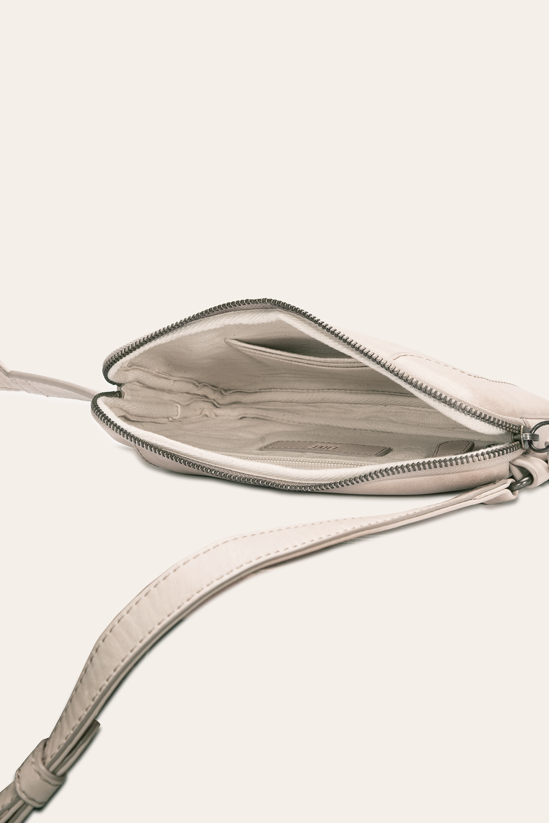 Frye Melissa Zip Sling in Nude / Nude