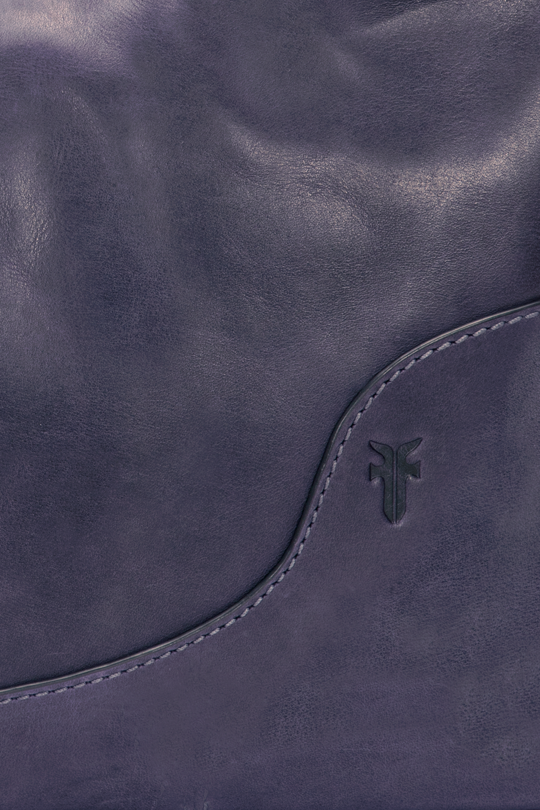 Frye Melissa Crescent Hobo in Eggplant / Eggplant