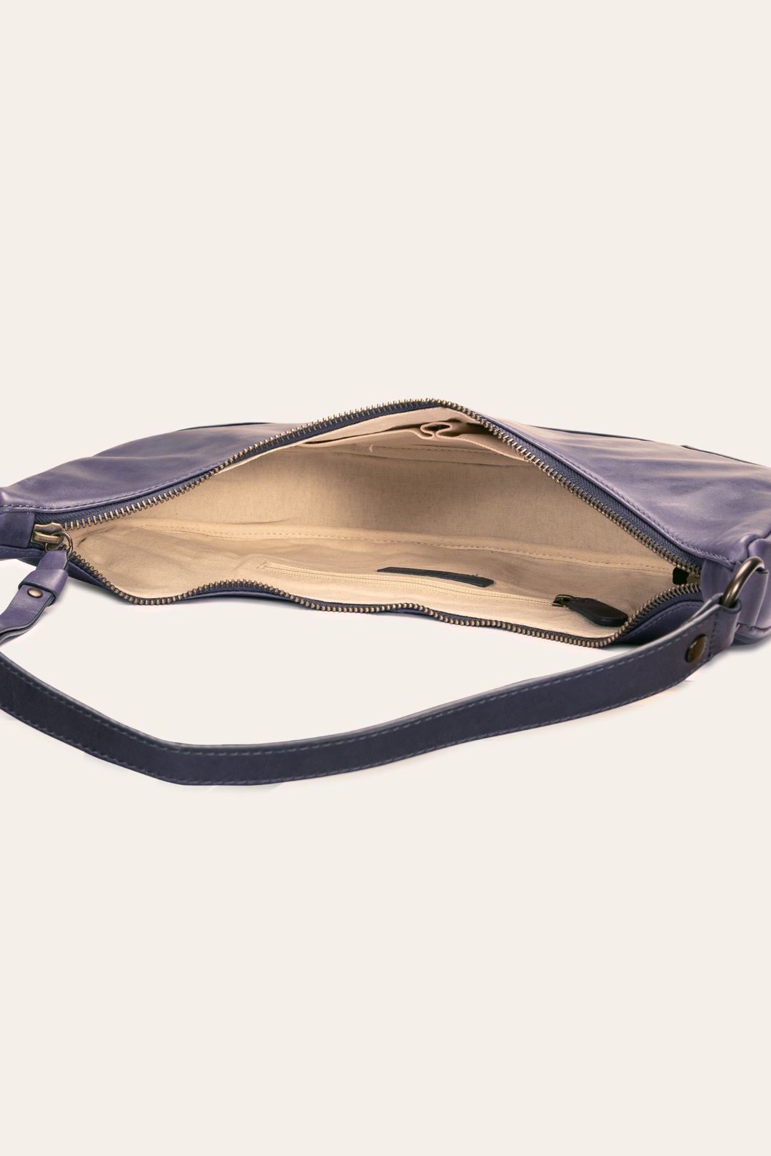 Frye Melissa Crescent Hobo in Eggplant / Eggplant