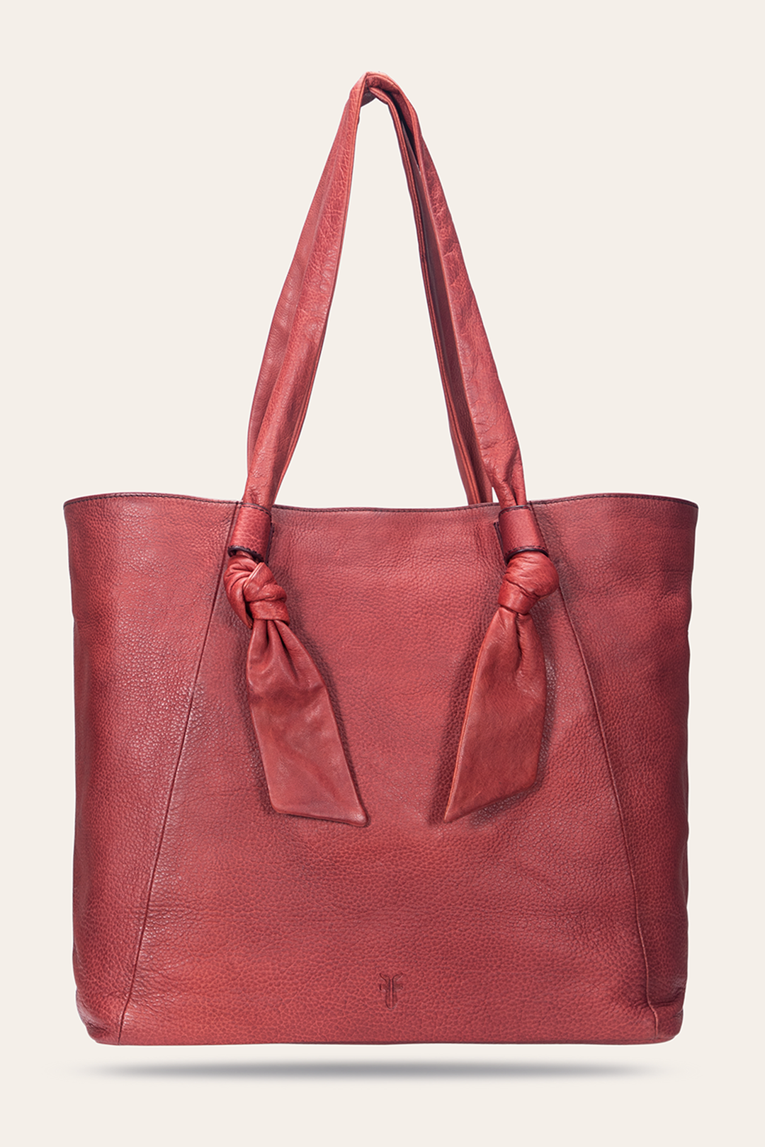 Frye Nora Knotted Tote in Burgundy / Burgundy