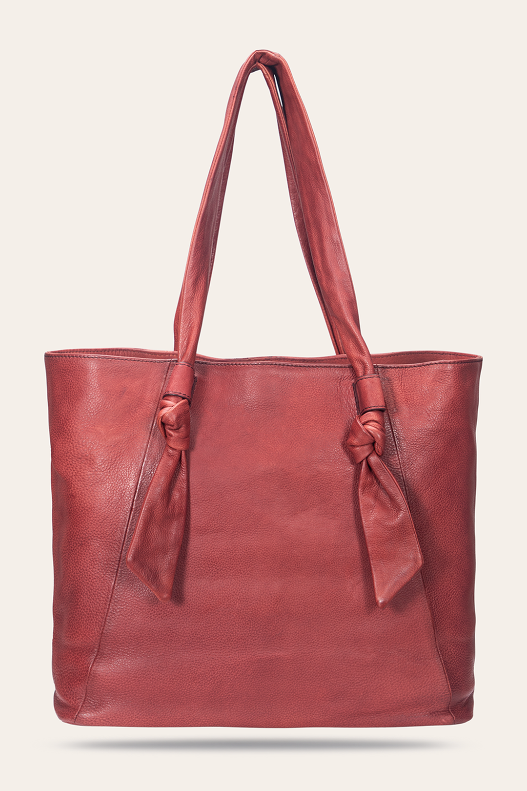 Frye Nora Knotted Tote in Burgundy / Burgundy