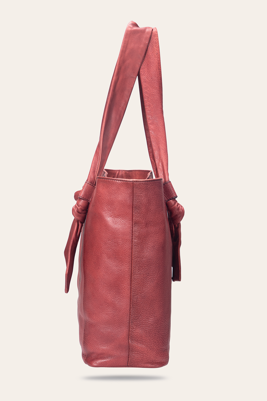 Frye Nora Knotted Tote in Burgundy / Burgundy