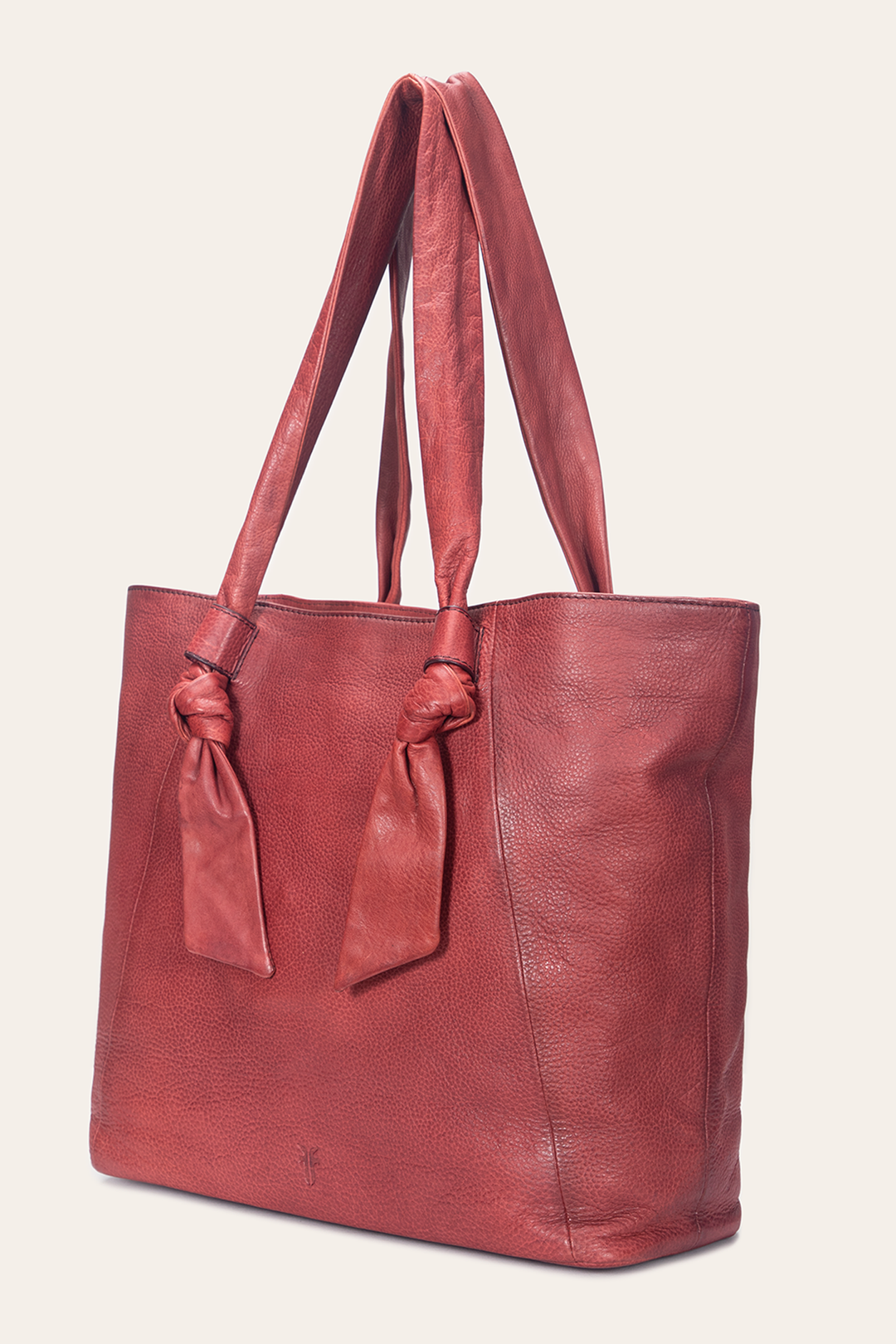 Frye Nora Knotted Tote in Burgundy / Burgundy