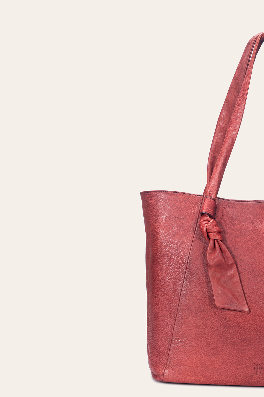 Frye Nora Knotted Tote in Burgundy / Burgundy