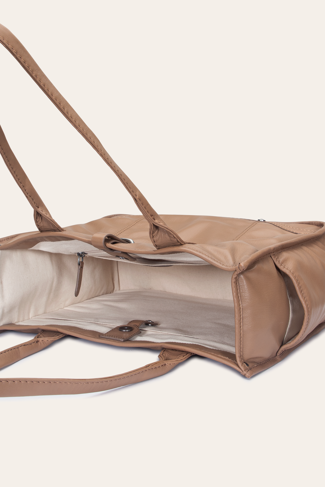 Frye Women's Campus Tote Bag (Beige) / Beige