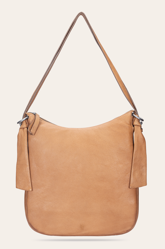 Frye Women's Nora Backpack Hobo Bag (Beige) / Beige