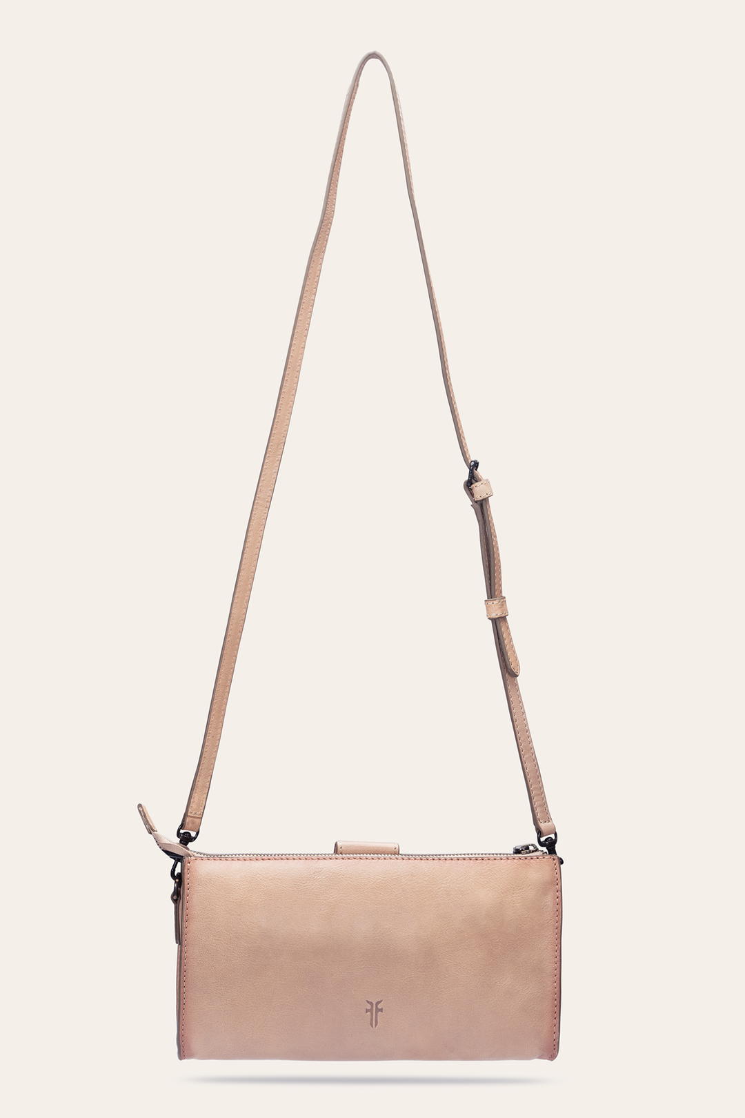 Frye Alex Nude Crossbody Clutch / Nude
