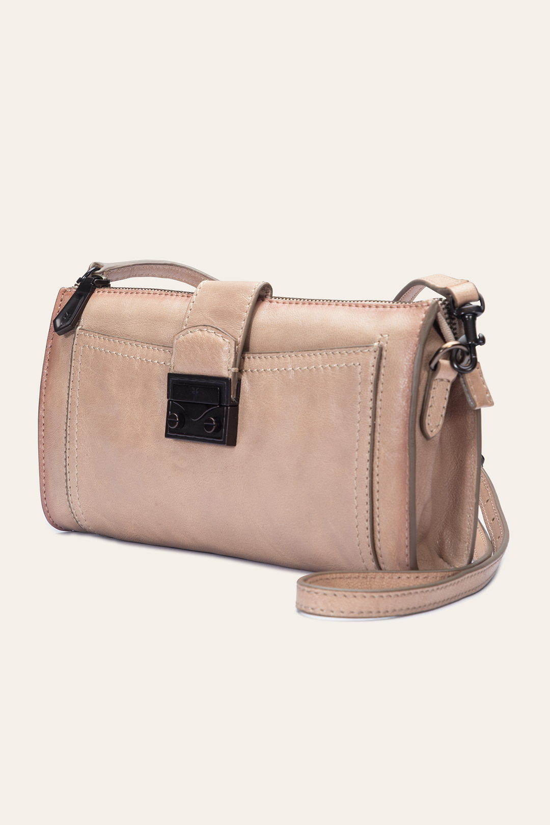 Frye Alex Nude Crossbody Clutch / Nude