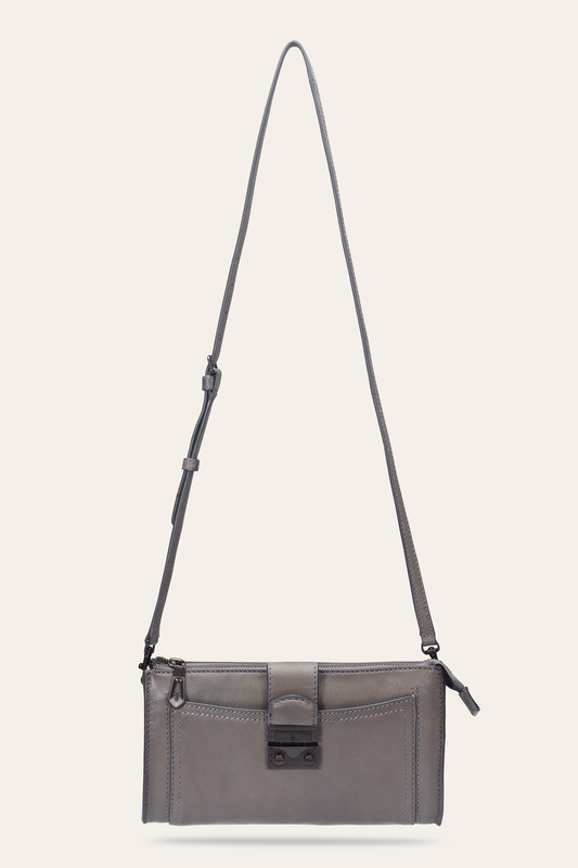 Frye Alex Shadow Crossbody Clutch / Shadow