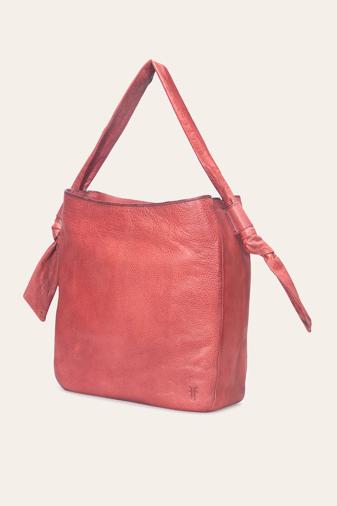 Frye Nora Knotted Hobo in Burgundy / Burgundy