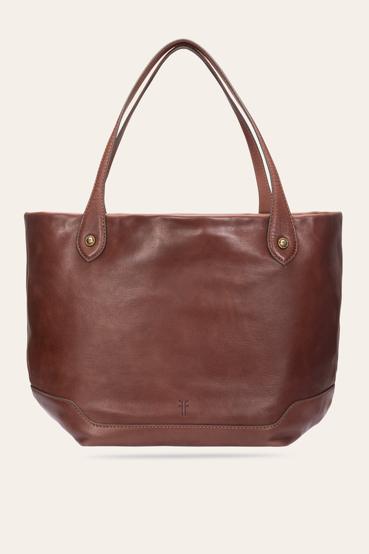 Frye Kenzie Unlined Cognac Tote / Cognac