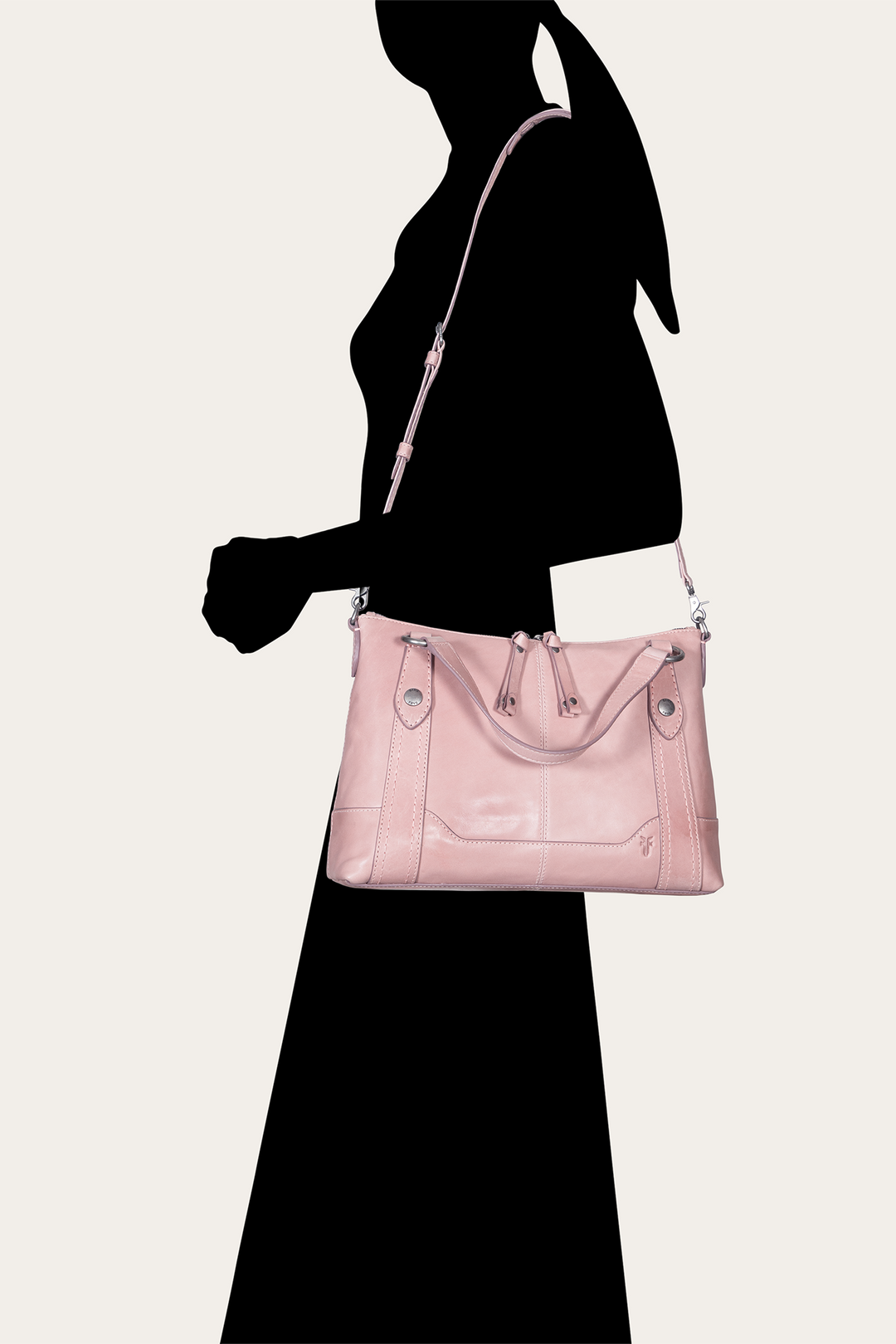 Frye Melissa Woodrose Medium Satchel / Woodrose