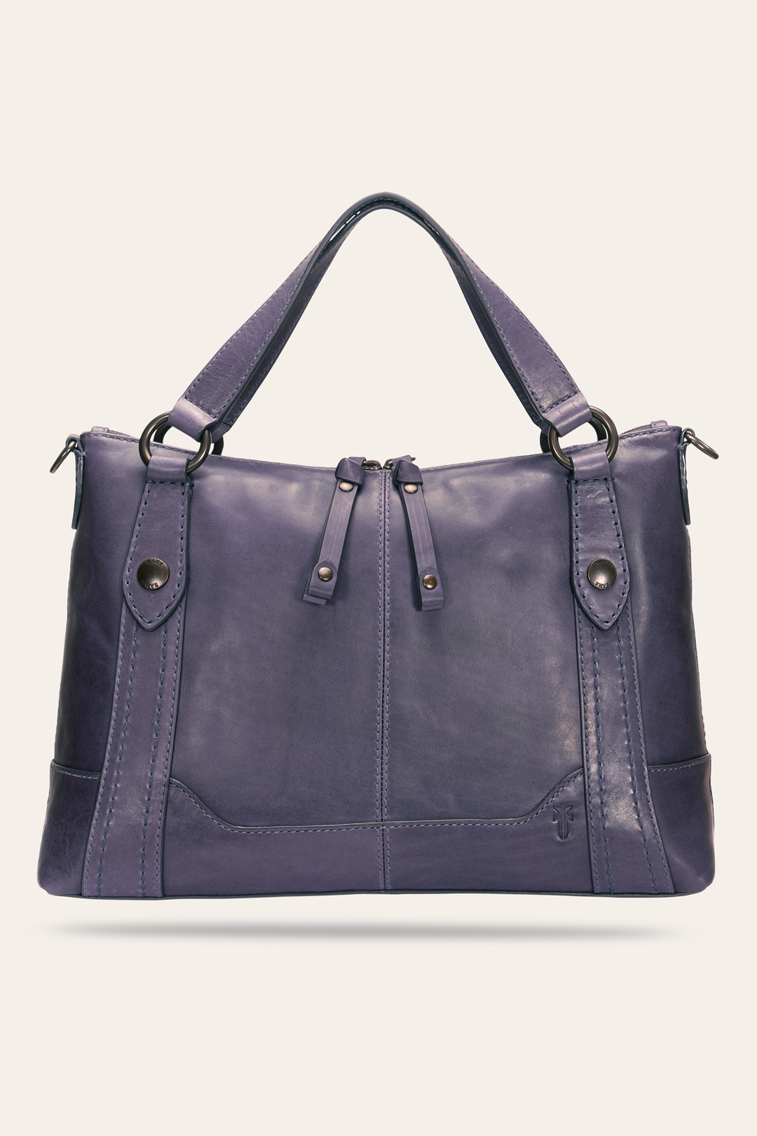 Frye Melissa Eggplant Medium Satchel / Eggplant