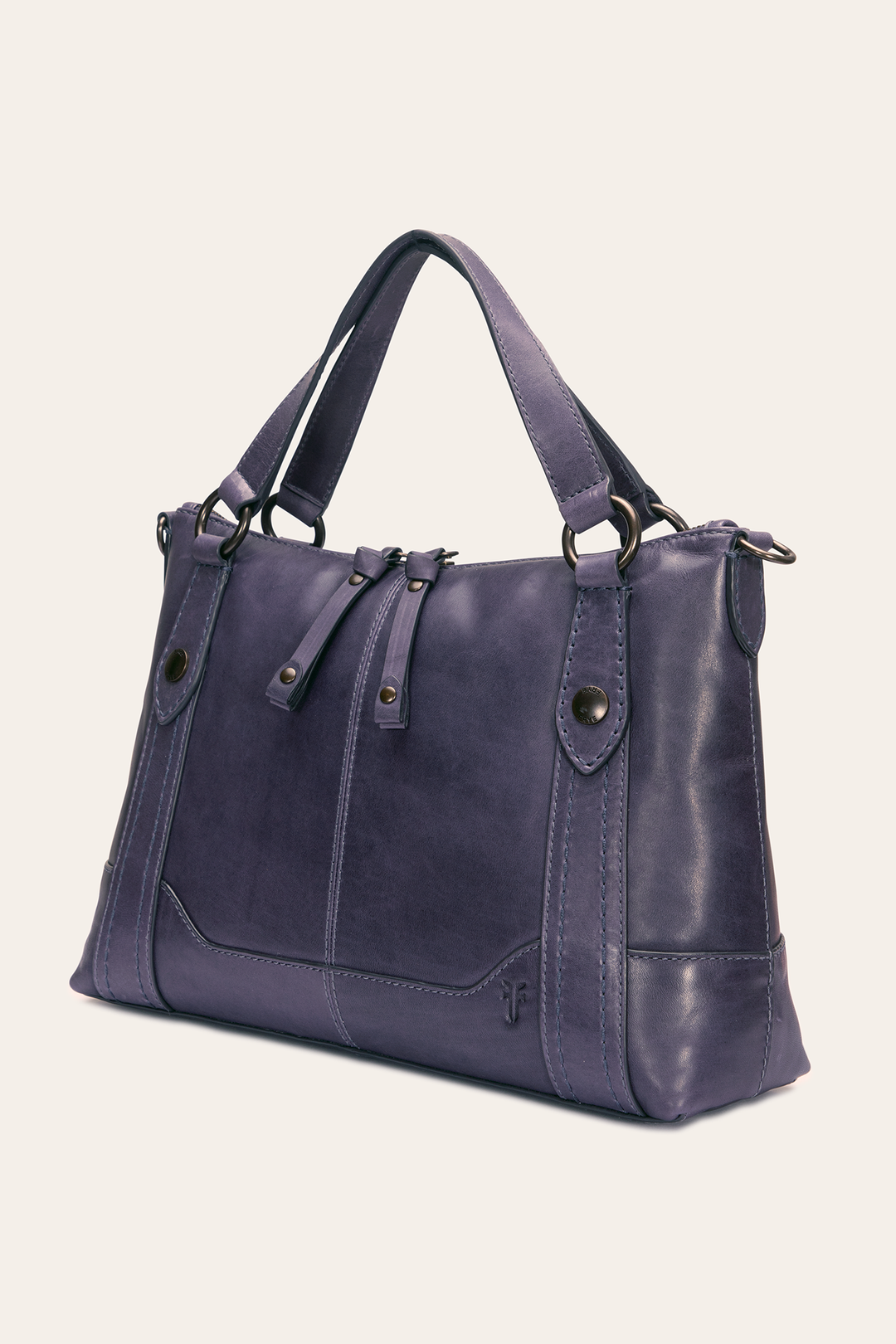 Frye Melissa Eggplant Medium Satchel / Eggplant