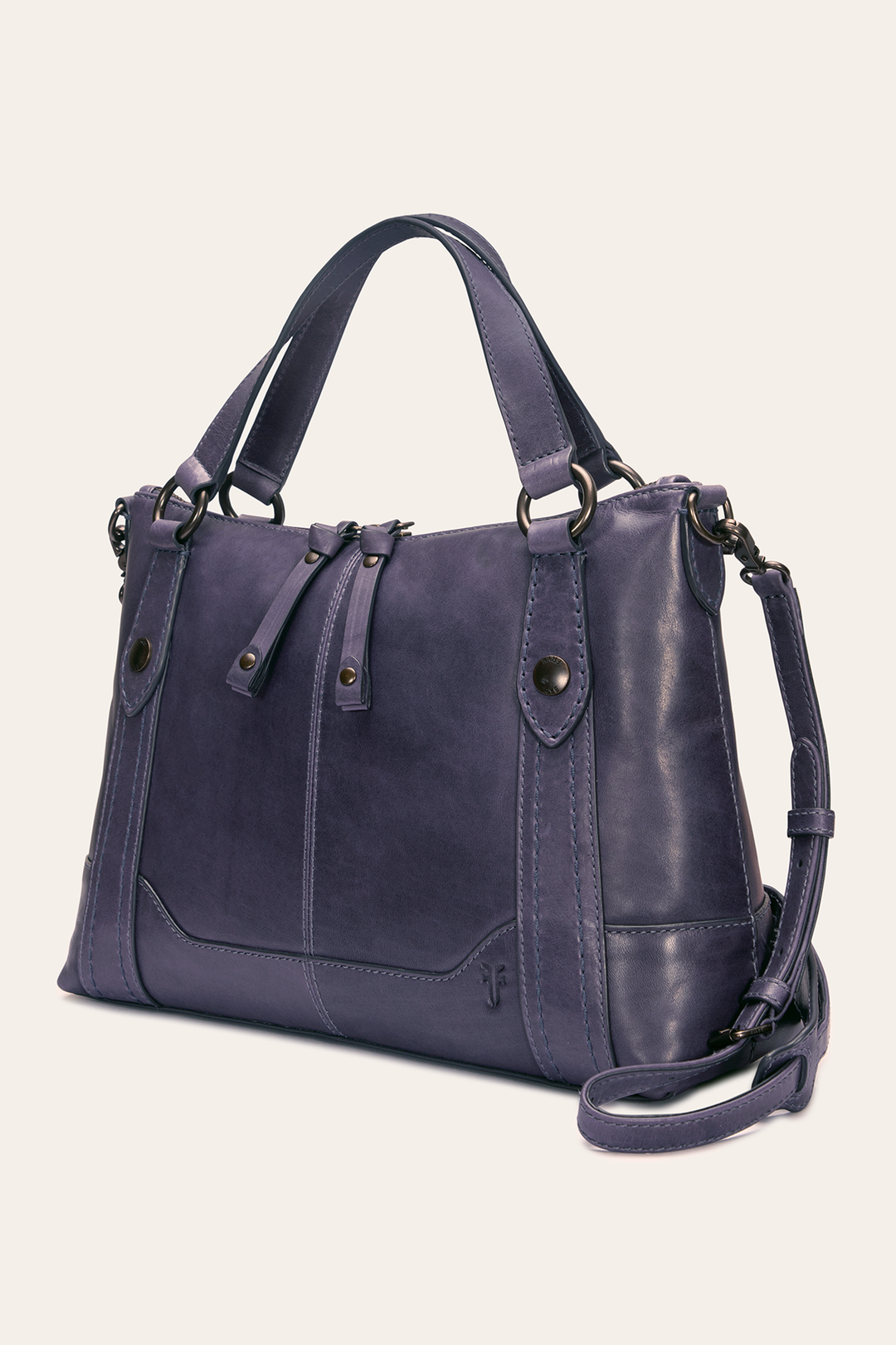 Frye Melissa Eggplant Medium Satchel / Eggplant
