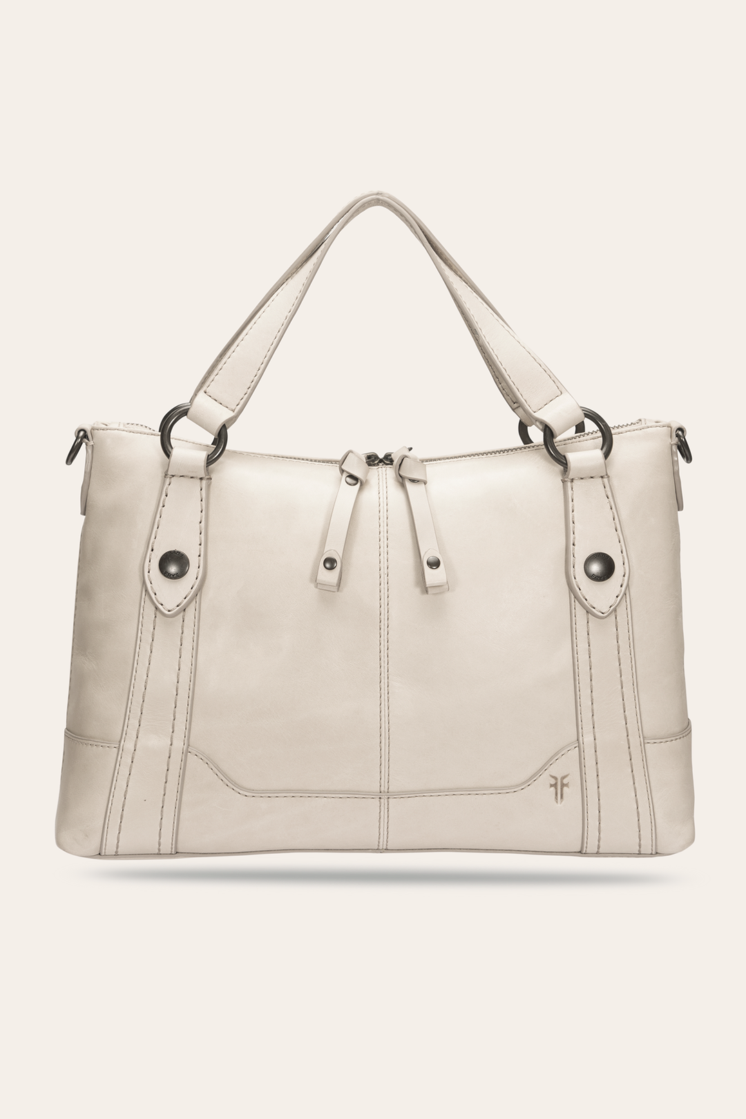 Frye Melissa Nude Medium Satchel / Nude