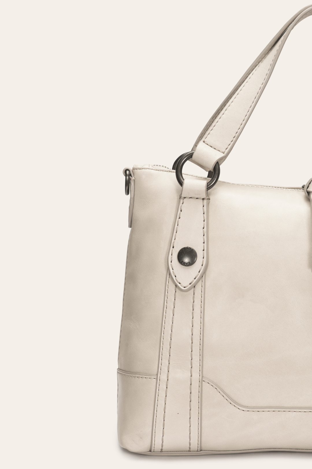 Frye Melissa Nude Medium Satchel / Nude