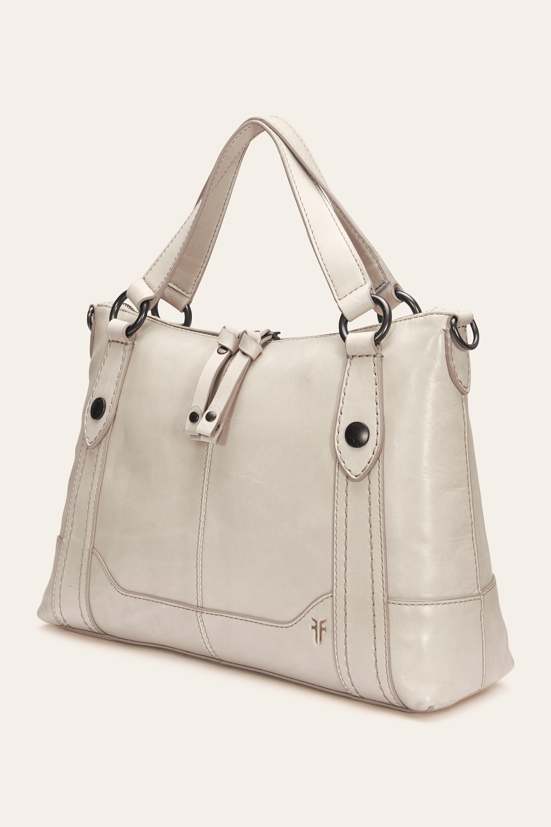 Frye Melissa Nude Medium Satchel / Nude