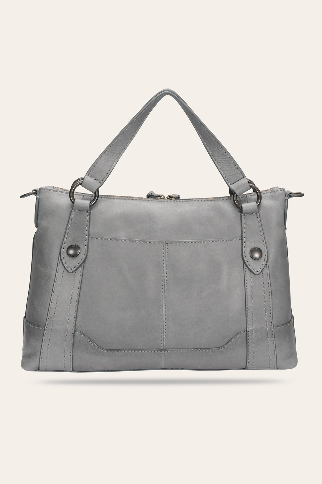 Frye Melissa Medium Satchel in Shadow / Shadow