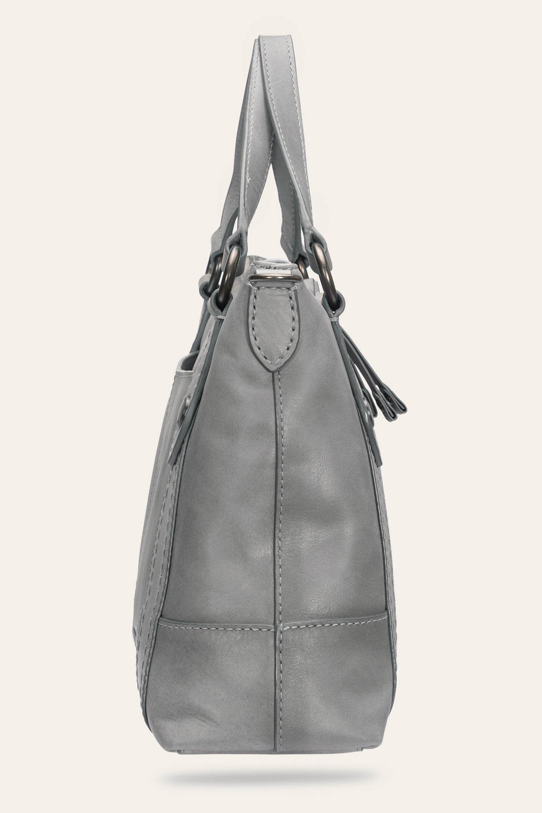 Frye Melissa Medium Satchel in Shadow / Shadow