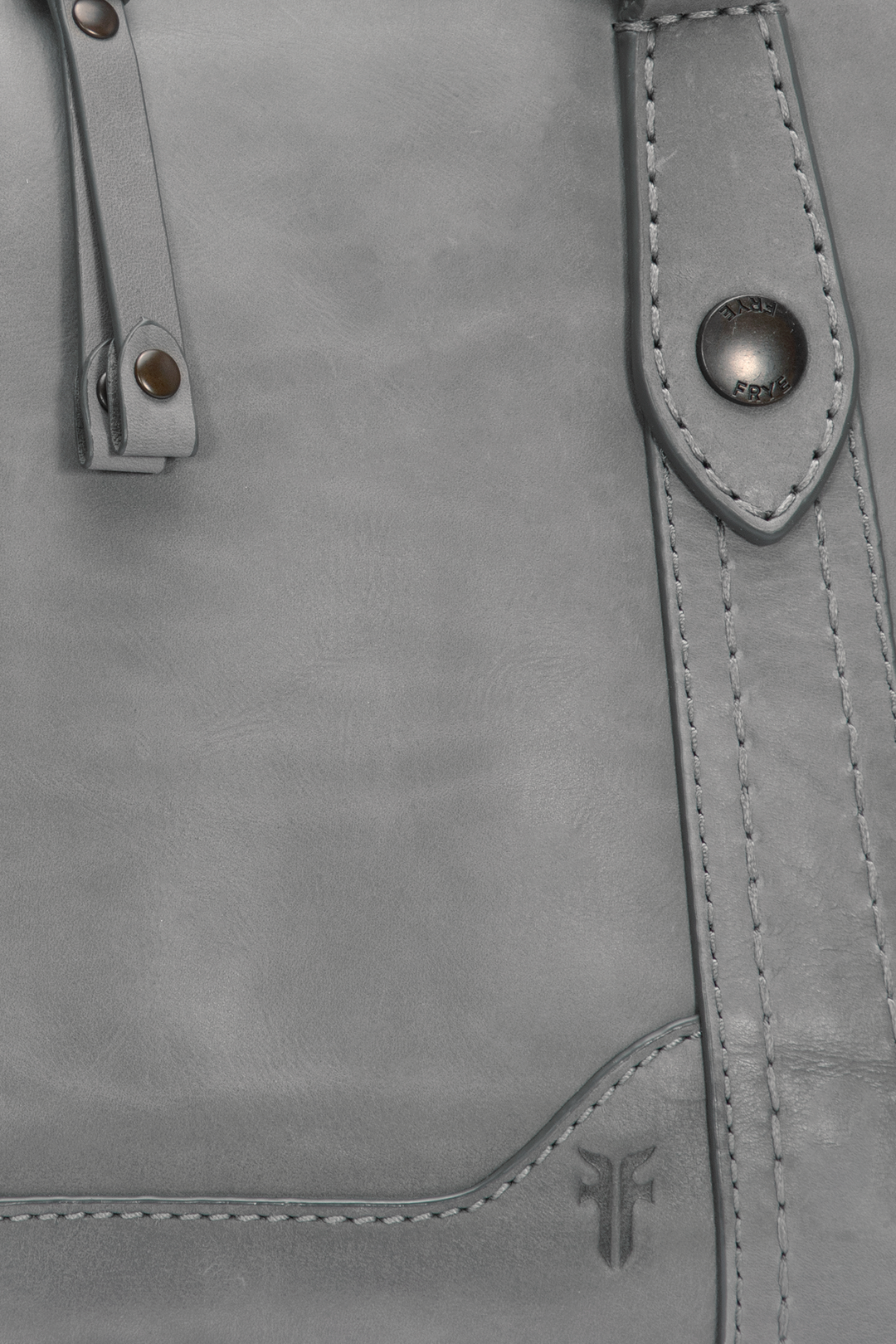 Frye Melissa Medium Satchel in Shadow / Shadow