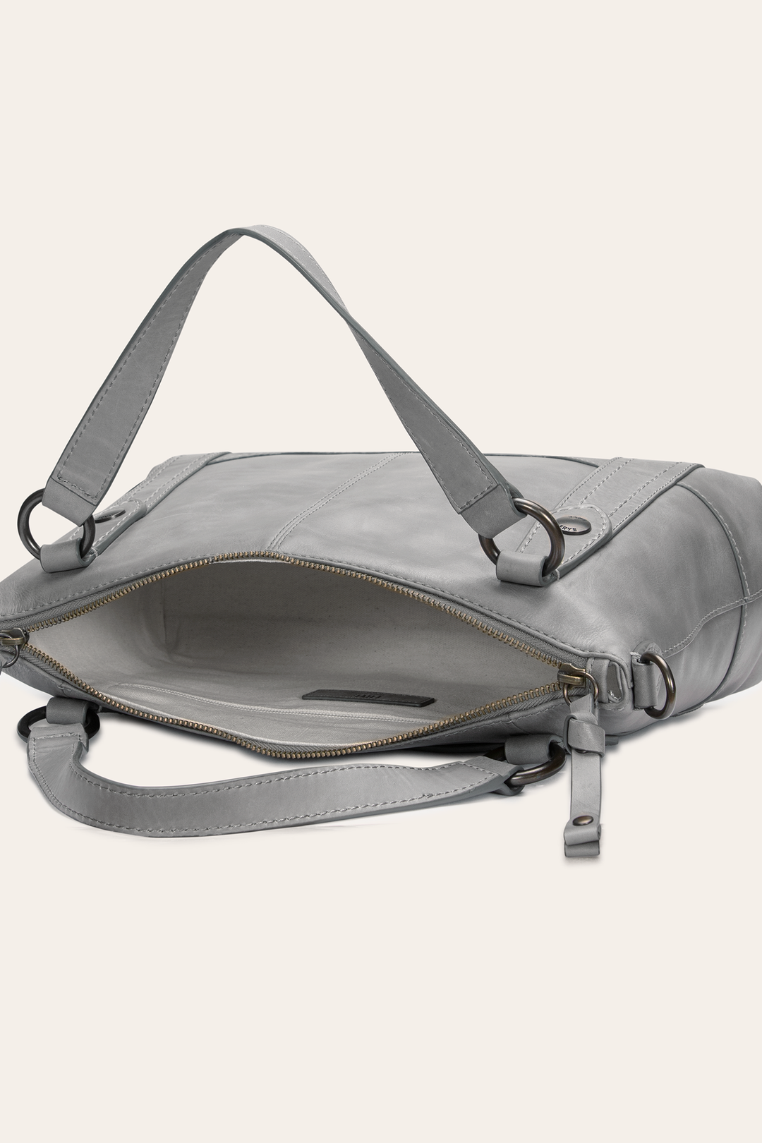 Frye Melissa Medium Satchel in Shadow / Shadow