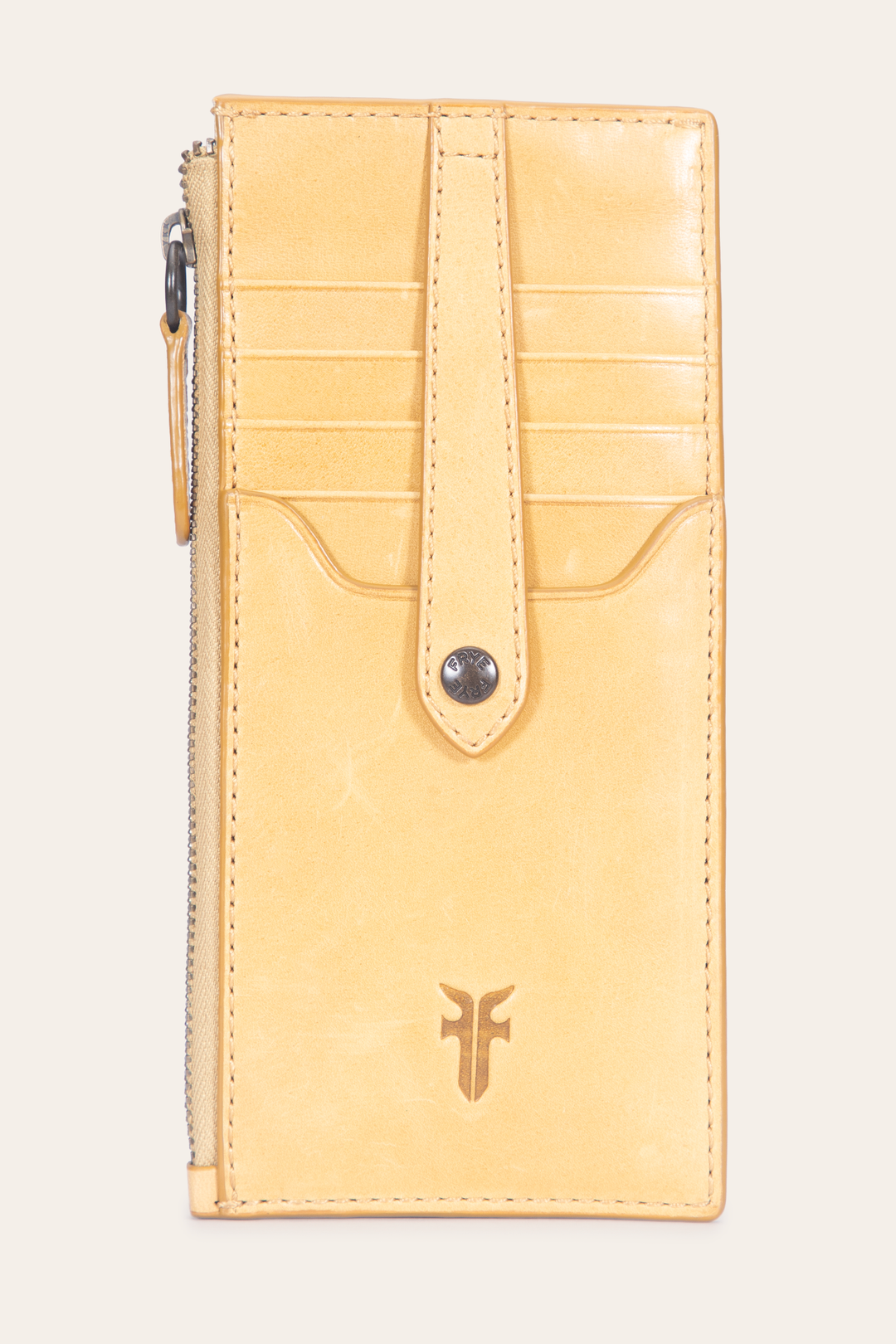 Frye Women's Melissa Snap Card Wallet / Mustard