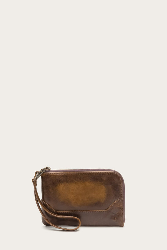 Frye Melissa Dark Brown Wristlet / Dark Brown