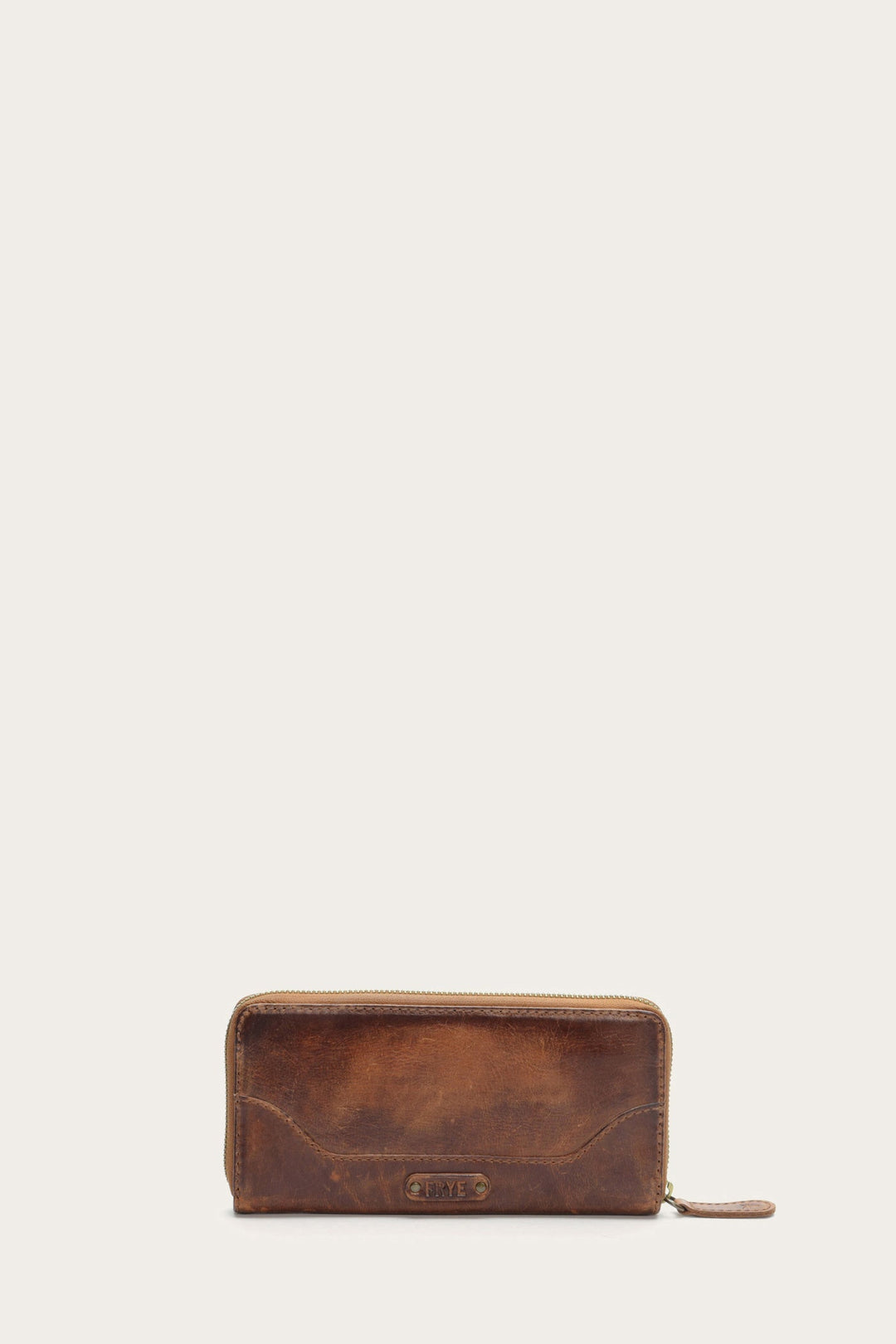 Frye Melissa Cognac Zip Wallet / Cognac