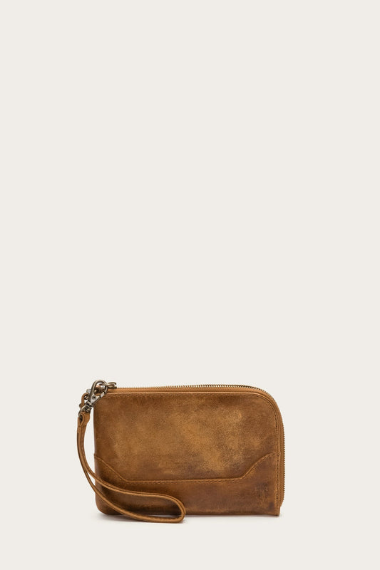 Frye Melissa Cognac Wristlet / Cognac