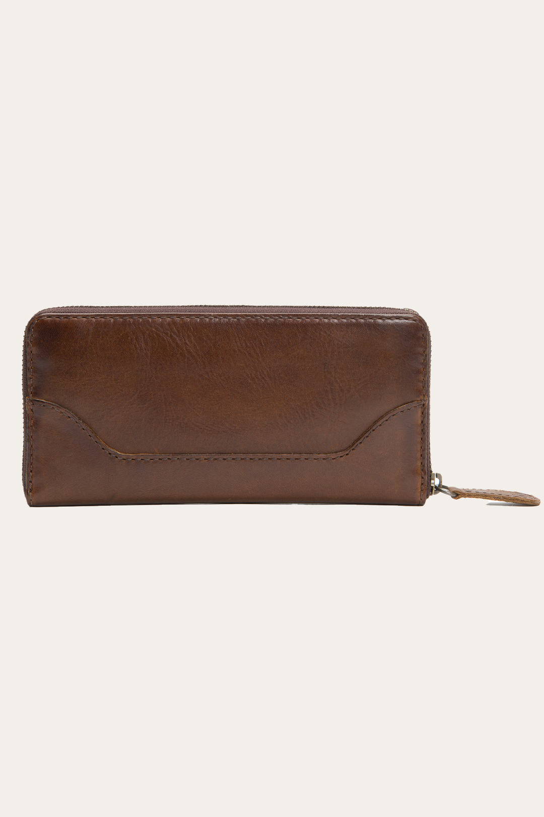 Frye Melissa Dark Brown Zip Wallet / Dark Brown