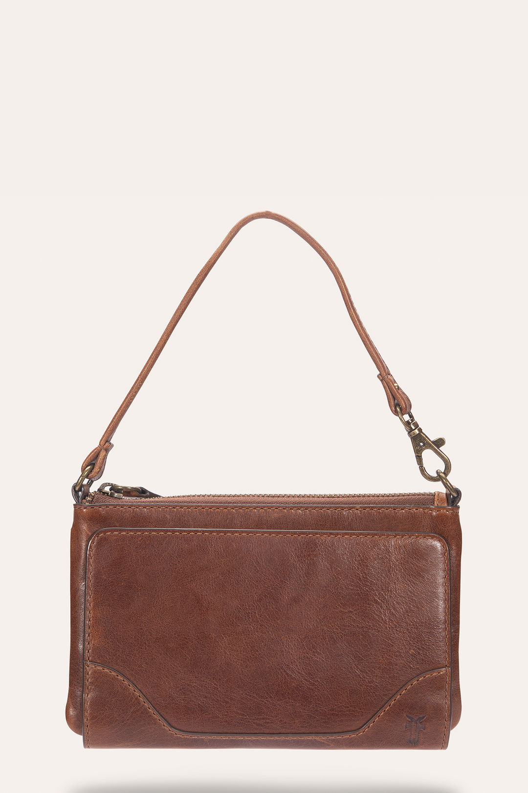 Frye Melissa Convertible Wristlet Wallet in Cognac / Cognac