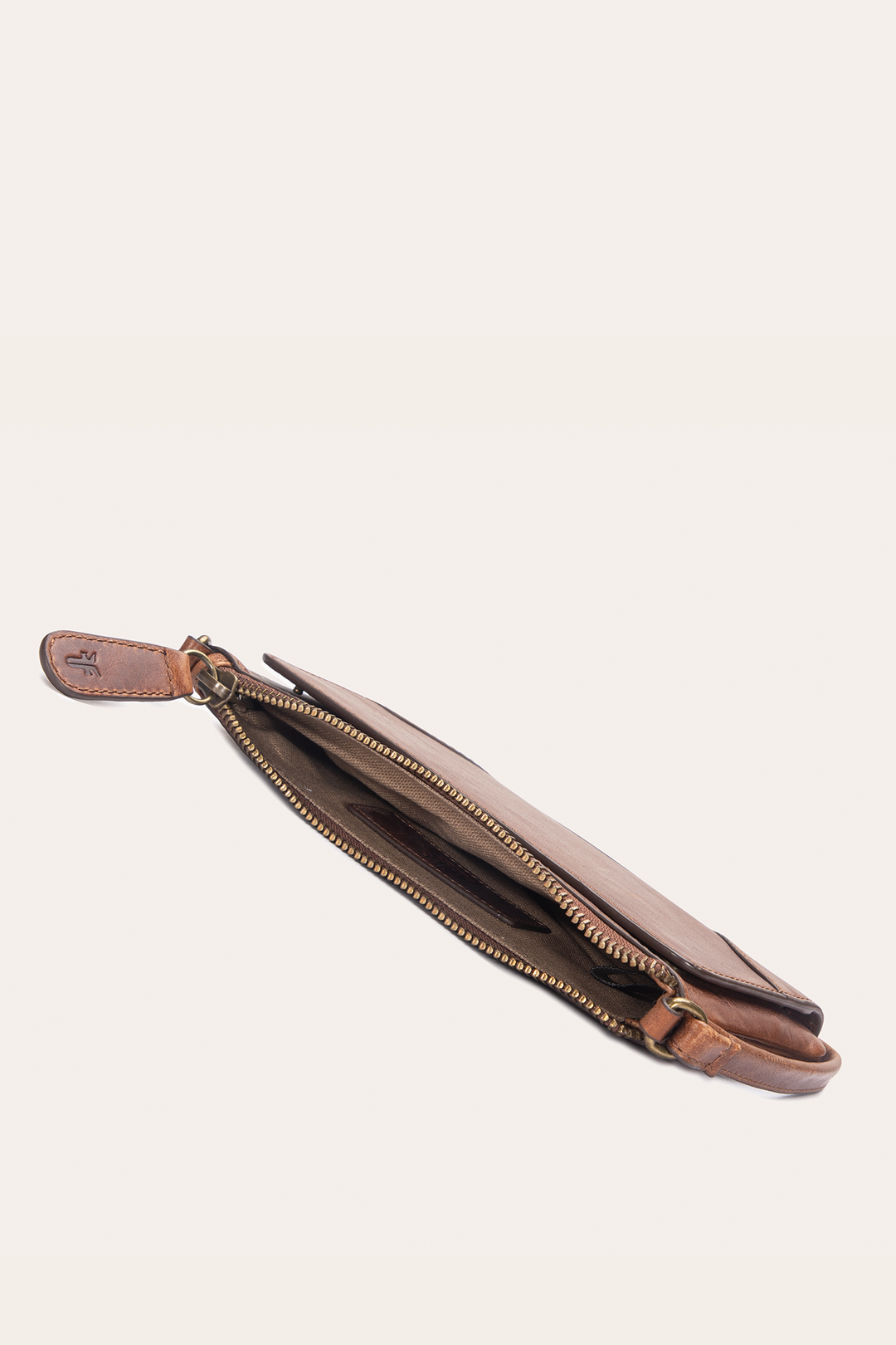 Frye Melissa Convertible Wristlet Wallet in Cognac / Cognac