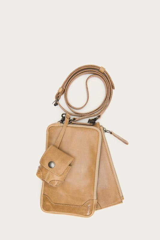 Frye Melissa Beige 3 In 1 Crossbody / Beige