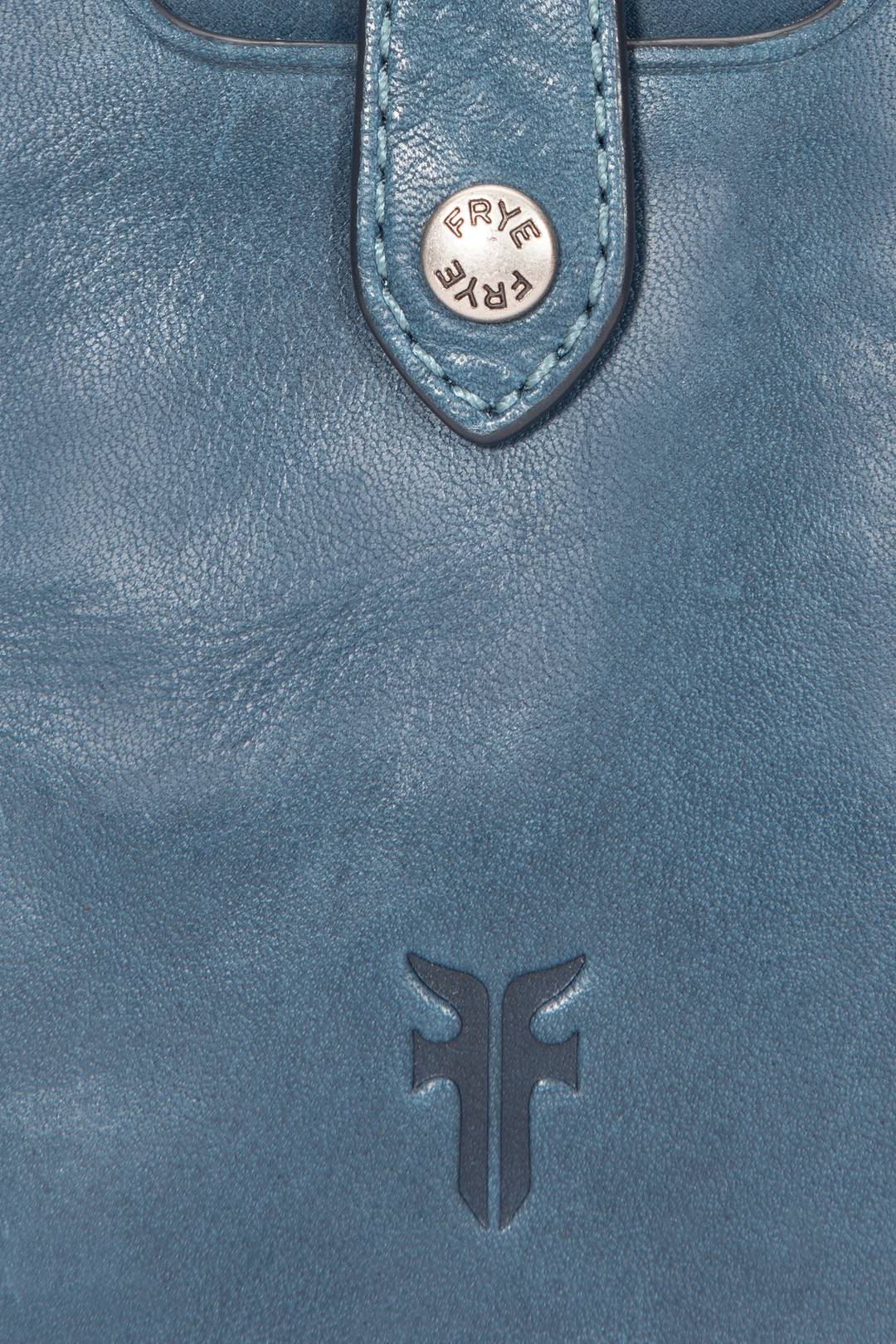 Frye Melissa Steel Snap Card Wallet / Steel