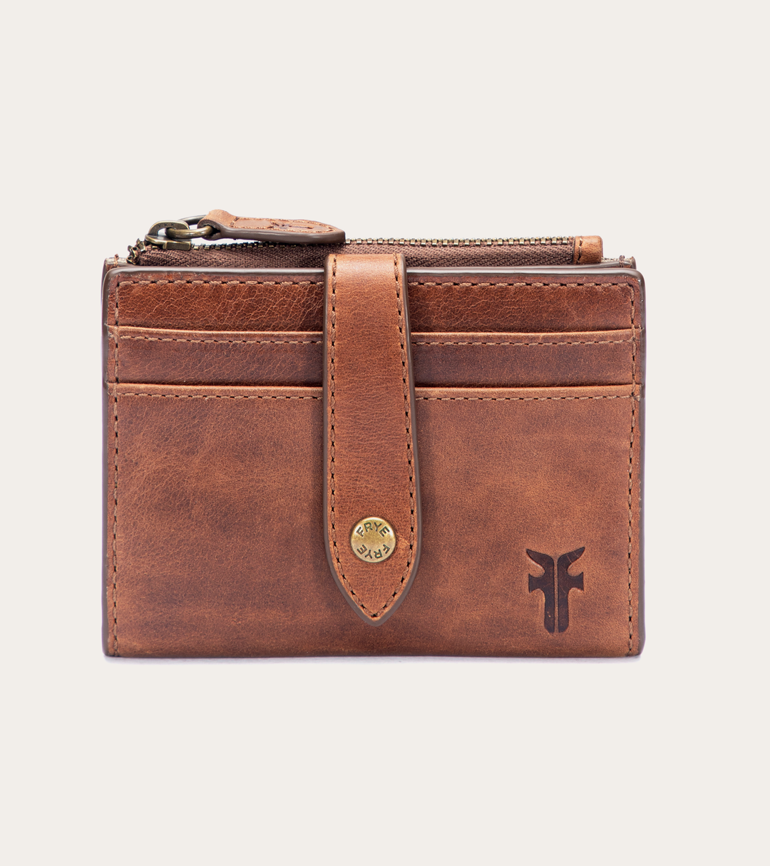 Frye Melissa Cognac Coin Purse / Cognac