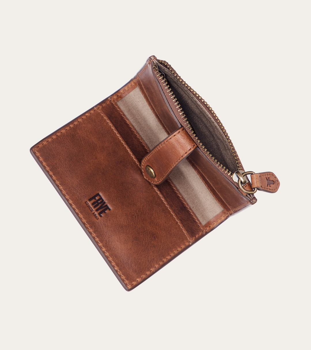 Frye Melissa Cognac Coin Purse / Cognac
