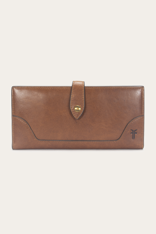 Frye Melissa Slim Wallet / Cognac