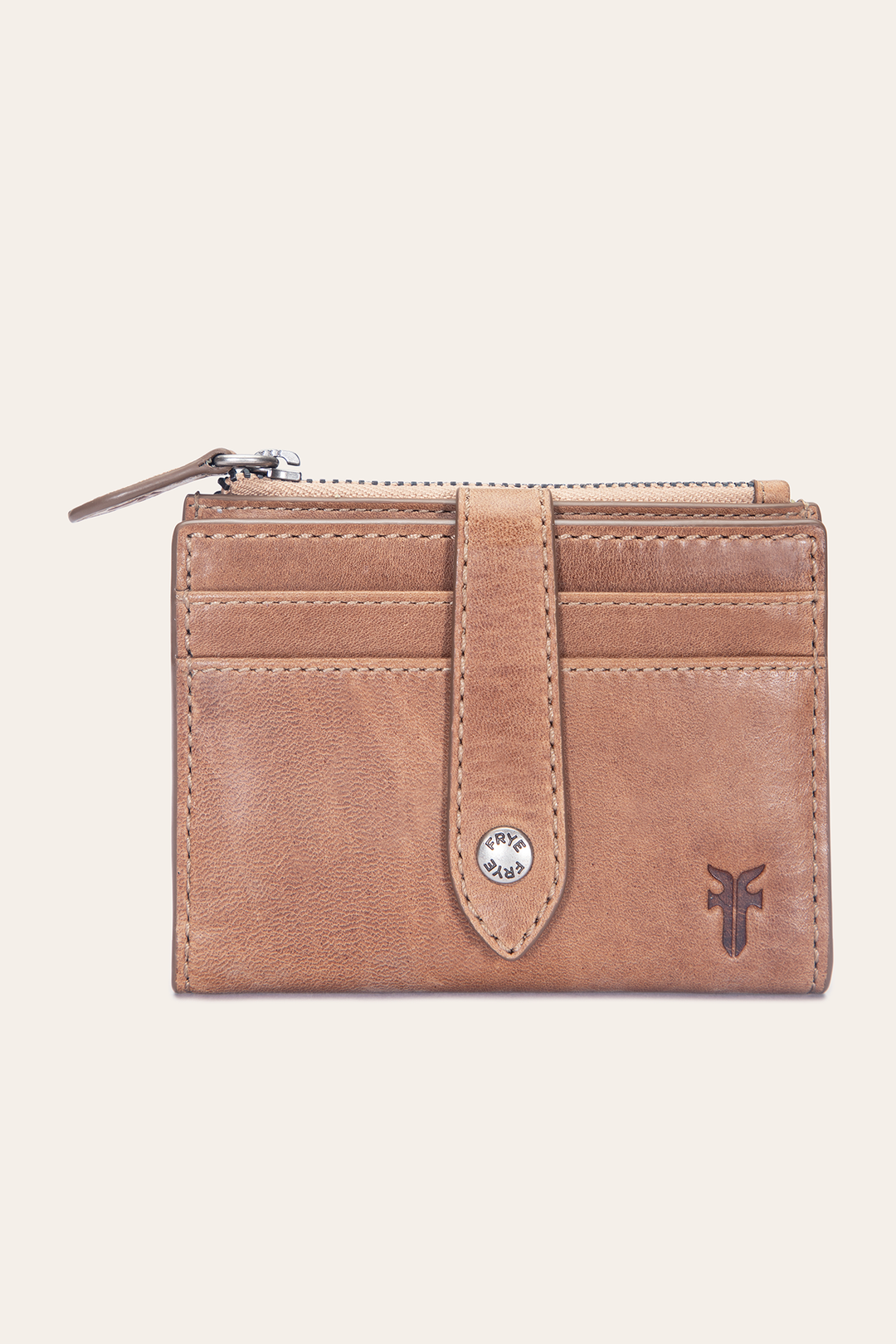 Frye Melissa Beige Coin Purse / Beige