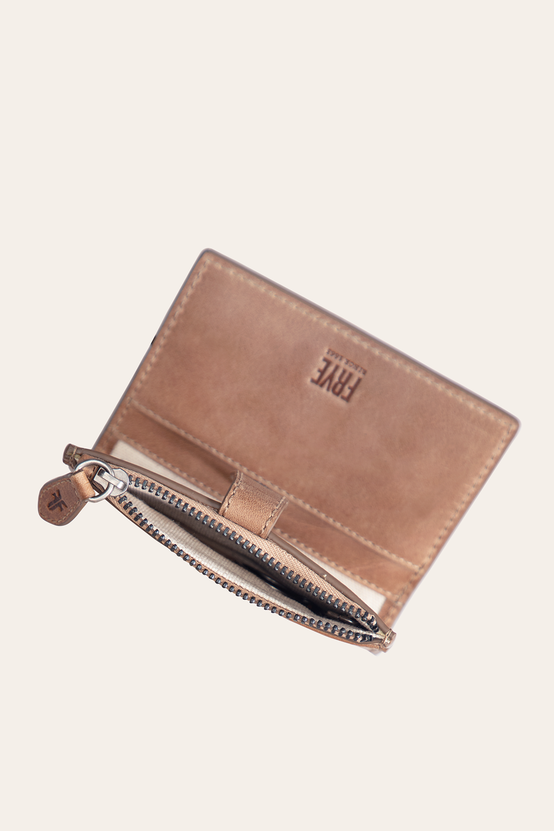 Frye Melissa Beige Coin Purse / Beige