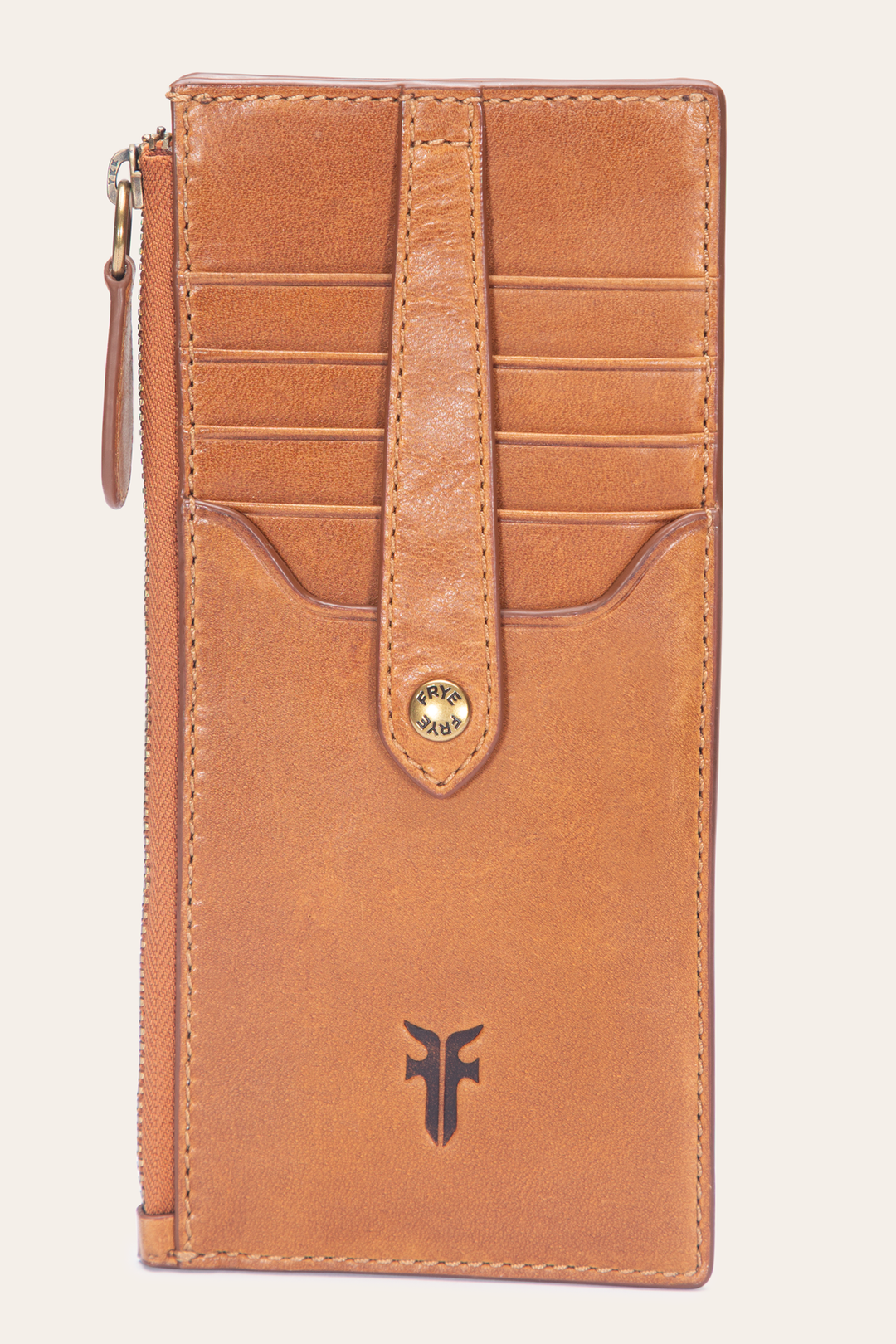 Frye Melissa Burnt Terracotta Snap Card Wallet / Burnt Terracotta