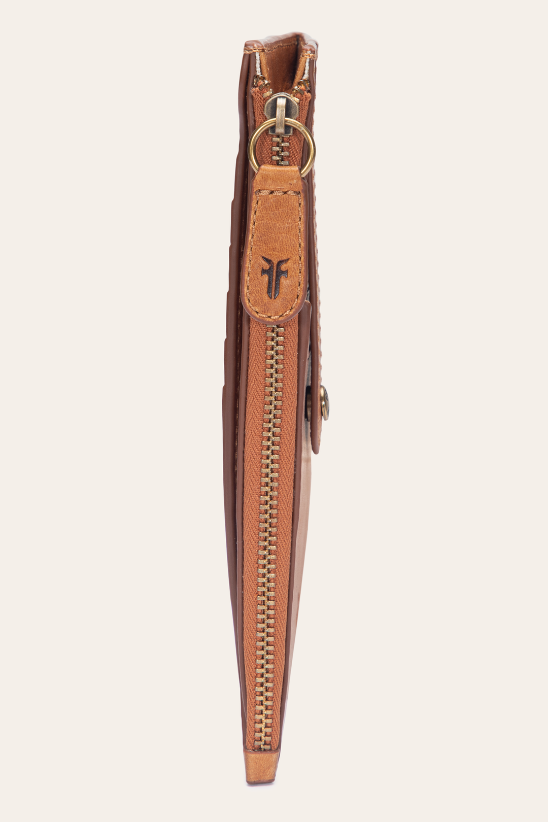 Frye Melissa Burnt Terracotta Snap Card Wallet / Burnt Terracotta