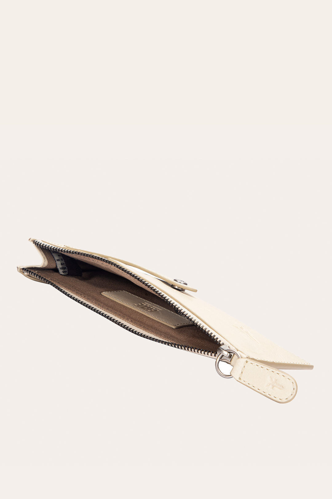 Frye Melissa Oat Snap Card Wallet / Oat